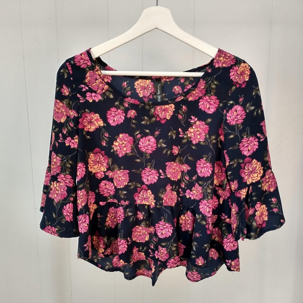 Runway Story Floral Top - M